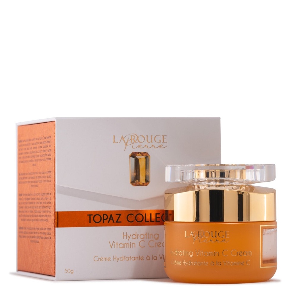 NIB LA ROUGE PIERRE TOPAZ COLLECTION HYDRATING VITAMIN C CREAM $1250 Retail!